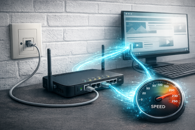 DSL připojení po ověření na adrese